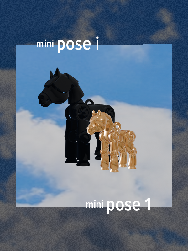 Mini Horse Keychain