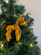 Cowboy Carter Inspired Reindeer Ornament