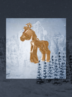 Cowboy Carter Inspired Reindeer Ornament